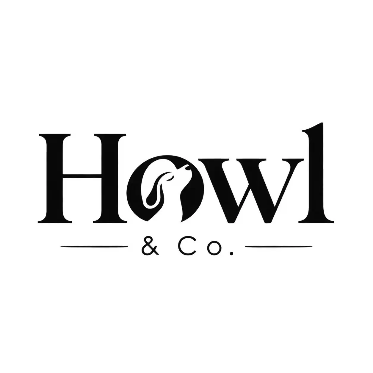 Howl and Co logo shown in the PETMERO pet brand identity design section.