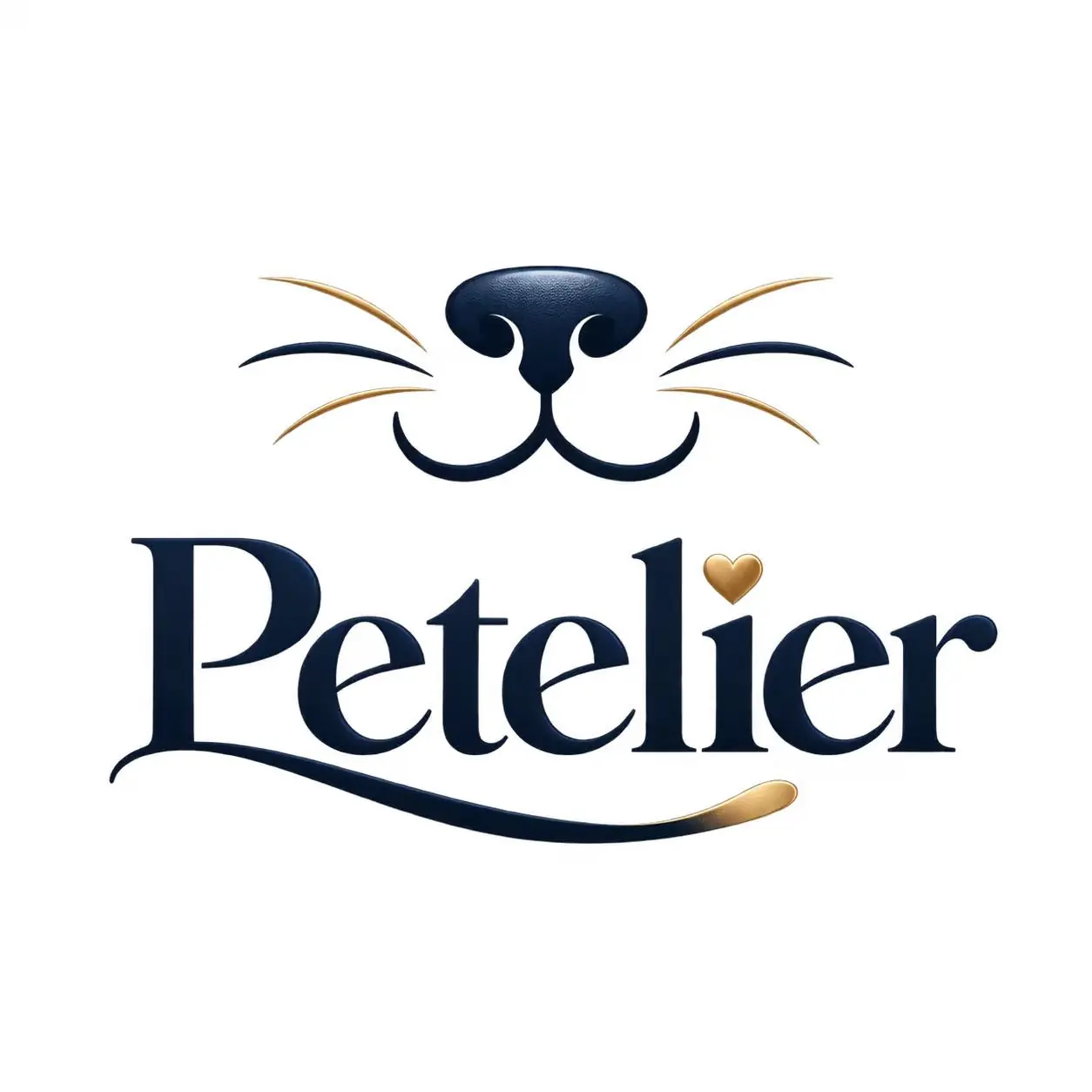 Petelier logo shown in the PETMERO pet brand identity design section.